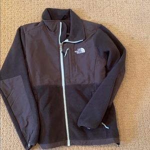 NWOT north face fleece grey and light blue